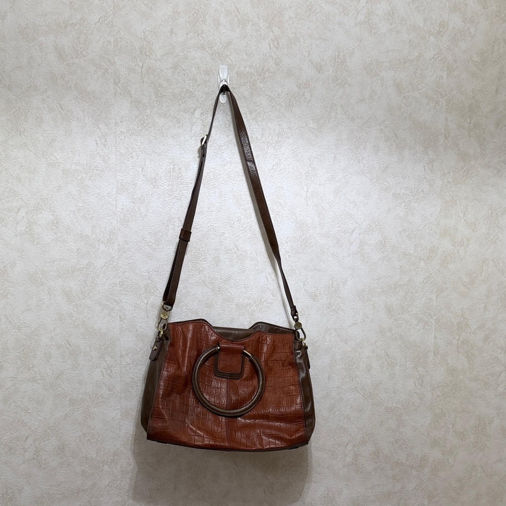 HOBO Rich Brown Leather Shoulder Bag